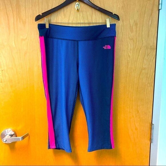 The North Face Pants - THE NORTH FACE Sz L Cropped Colour Block Leggings Tights